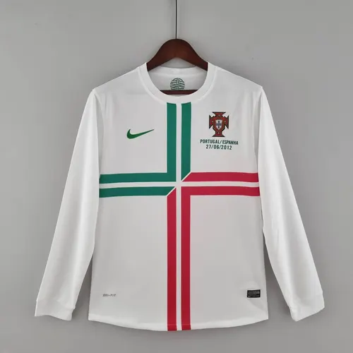 2012 Retro Long Sleeve Portugal Away Football Shirt — view 1