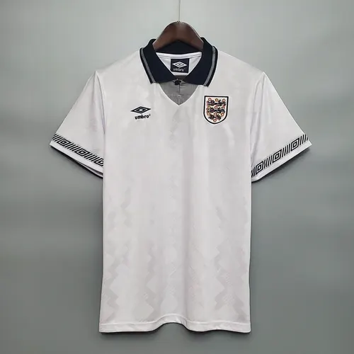 1990 Retro England Home Soccer Jersey 1:1 Thai Quality — view 1