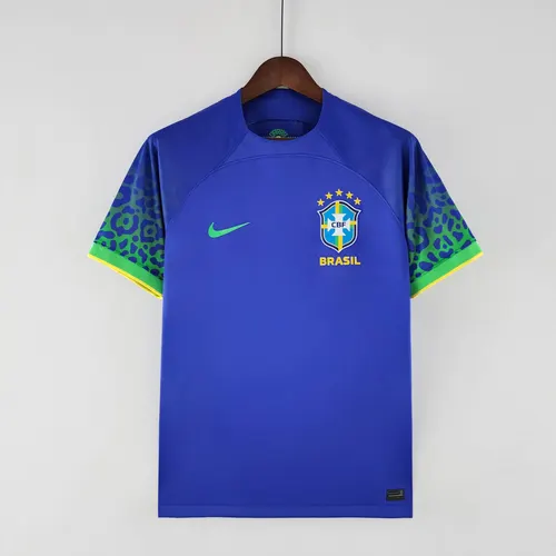 2022 World Cup Brazil Away Soccer Jersey — view 1