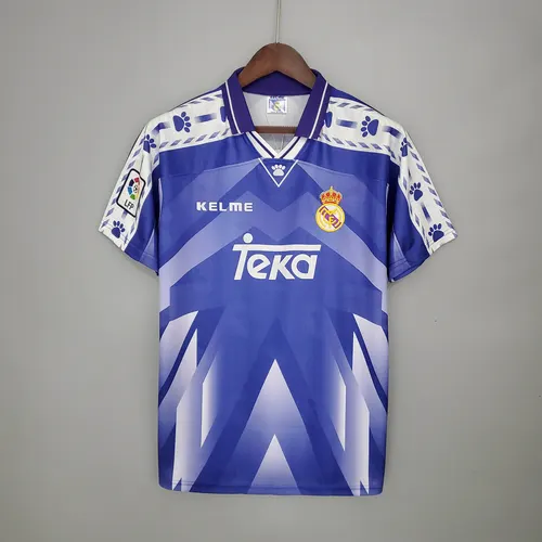 Maillot Extérieur Rétro Real Madrid 1996/1997 Qualité Thaï