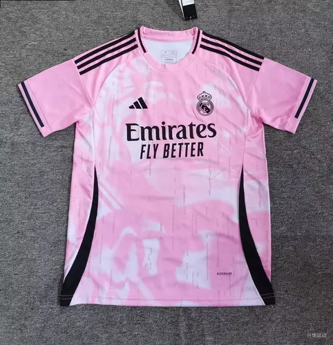 Camiseta de fútbol rosa Edición Especial del Real Madrid 2025/2026 calidad tailandesa