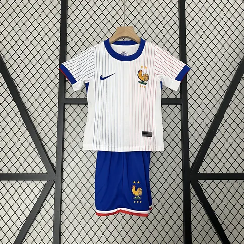 2024 프랑스 어웨이 축구 저지 AAA 팬그레이드 키즈 사이즈