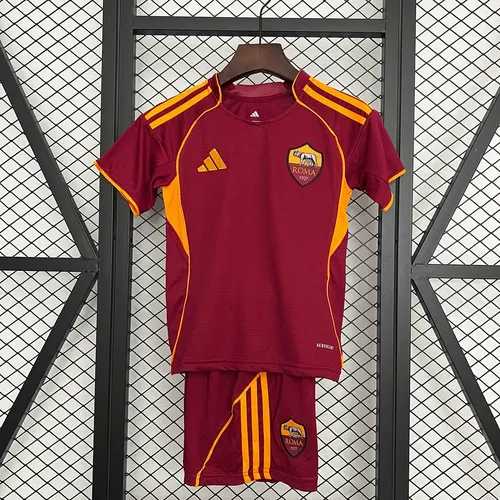 2025/2026 Roma Home Football Jersey AAA fan-grade Kids Size