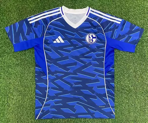 2025-2026 Schalke 04 Home Football Jersey AAA fan-grade