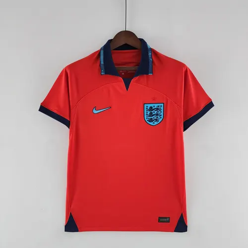 Camiseta de fútbol visitante de Inglaterra para la Copa Mundial de la FIFA 2022 — view 1