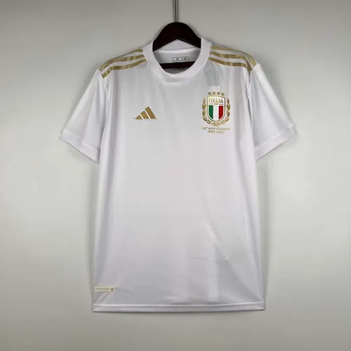 2023 Italy 125th Anniversary White Soccer Shirt — view 1