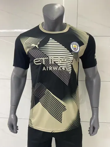 2025/2026 Player Version Manchester City Black And Yellow Concept Version Football Jersey AAA fan-grade