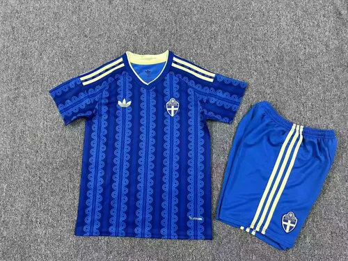 2026 Sweden National Team Away Football Jersey 1:1 Thai Quality Kids Size