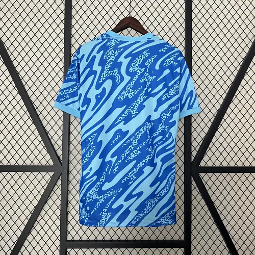 2024 Portugal Goleiro Camisa de Futebol -Azul AAA qualidade fã — view 2