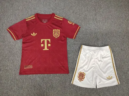 2025/2026 Bayern Munich 125e Anniversaire Édition Maillot de Football Qualité Thaï Taille Enfant