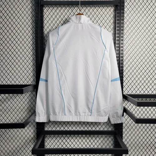 2023 Manchester United Maillot de Foot Coupe-Vent Blanc — view 2