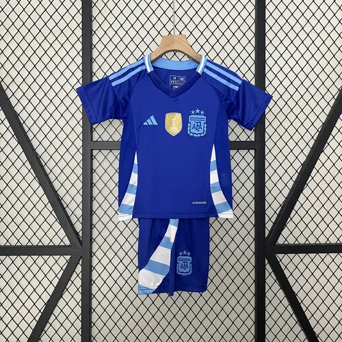 2024 Maillot Extérieur Équipe Nationale Argentine AAA qualité fan Taille Enfant