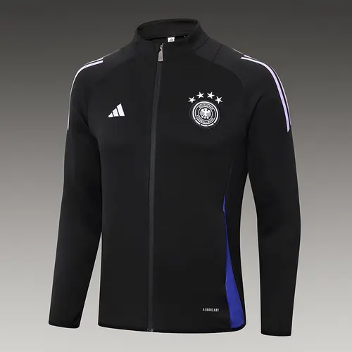2024/2025 Germany Half-Pull Training Suit Black Jersey Set — view 3