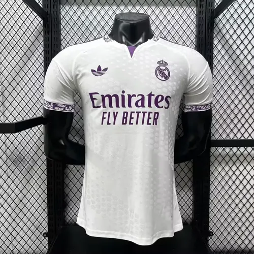 قميص ريال مدريد لكرة القدم إصدار الذكرى 125 الأبيض 02 نسخة اللاعب 2026/2027 جودة تايلندية 1:1
