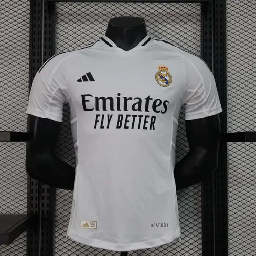 قميص كرة القدم المنزلي لريال مدريد نسخة اللاعب 2024/2025 جودة تايلاندية