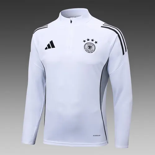 Ensemble d'entraînement demi-zip blanc Allemagne 2025 — view 3