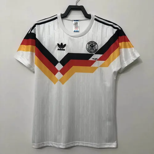 1990 Retro Soccer Jersey Germany Home — view 1