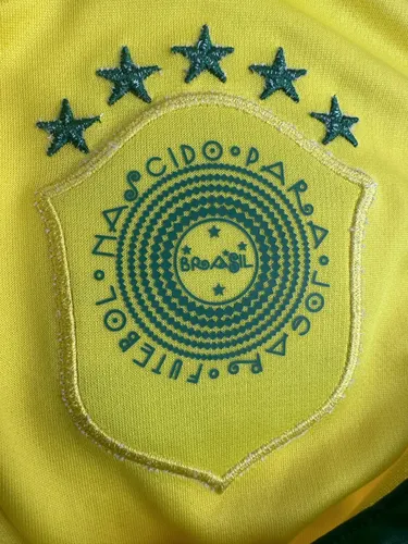 2014 Retro Brazil Home Soccer Jersey AAA fan-grade — view 6