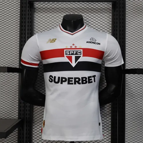2025/2026 Player Version São Paulo Home Football Jersey AAA fan-grade