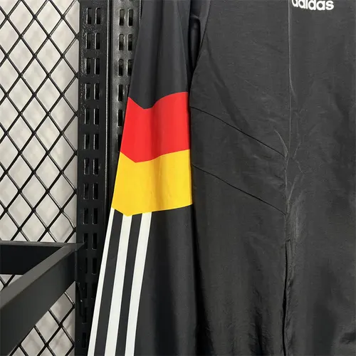 Jaqueta Corta-Vento Alemanha 2024-2025 Camisa de Futebol Preta — view 4