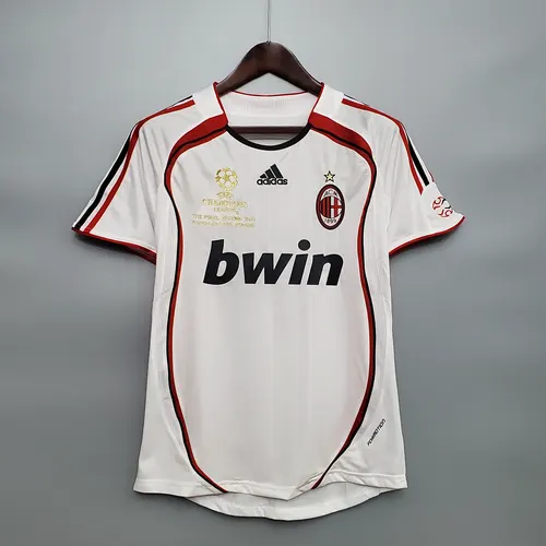 Camiseta de Fútbol Retro 2006/2007 AC Milan Visitante Calidad Tailandesa