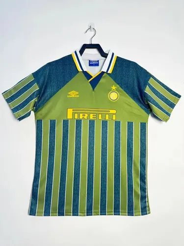 Camiseta de Fútbol Retro Tercera Equipación Visitante 1995/1996 Inter Milan Calidad Thai