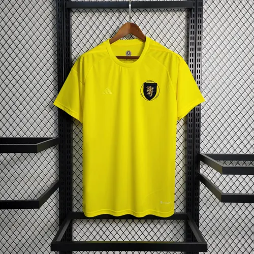 2023 Scotland Goalkeeper Yellow Football Shirt — view 1