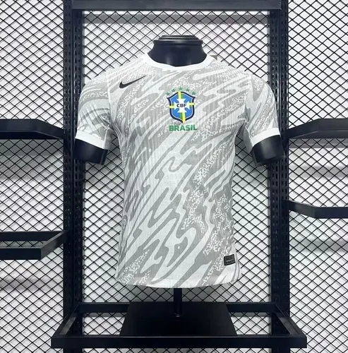 2024-2025 Spielerversion Brasilien Weiß Sonderedition Trikot AAA fan-gradät