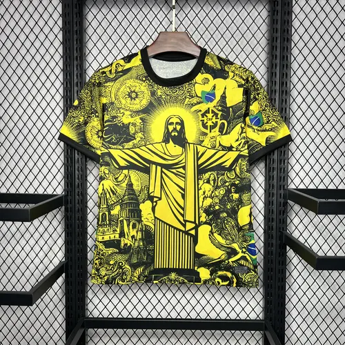 2024-2025 Brazil Special Edition Yellow Jersey — view 1