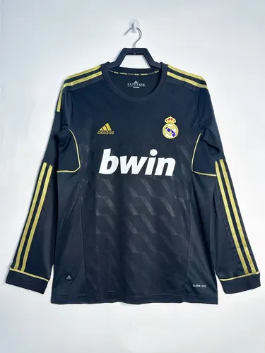 2011/2012 Retro Long Sleeve Real Madrid Away Jersey AAA fan-grade — view 1