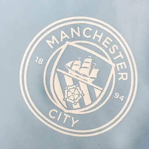 2021/2022 Coupe-Vent Maillot Manchester City Bleu Et Blanc — view 5