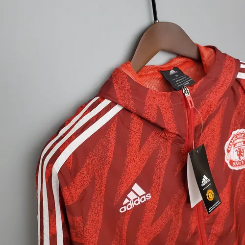 2021/2022 Manchester United Jersey Windbreaker Red — view 6