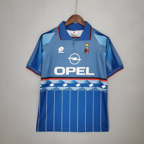 Camiseta Fútbol Retro AC Milan Cuarta Visitante 1995/1996 Calidad Tailandesa