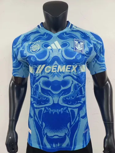 Camisa Tigres 2025/2026 Versão Jogador Visitante Futebol Jersey Qualidade Tailandesa