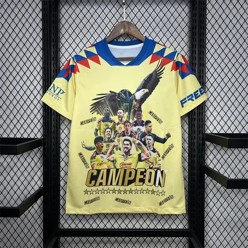 Camisa Comemorativa Edição Champions Yellow 2024/2025 Club América Qualidade Tailandesa