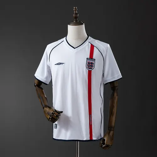 Camiseta de Fútbol Retro Inglaterra Local 2002 AAA calidad aficionado — view 1