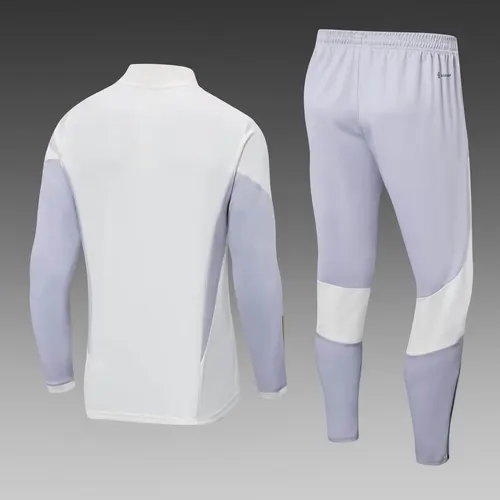 2022 Algeria National Team Half-Pull Training Suit White Shirt Set — view 2