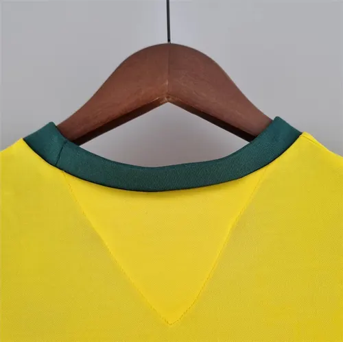 1970 Retro Brazil Home Soccer Jersey — view 5