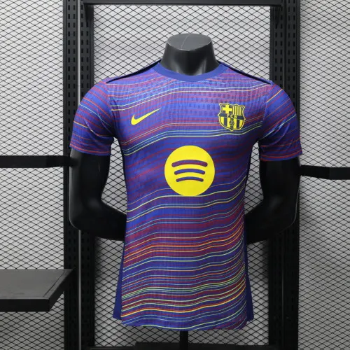 2025/2026 Player Version Barcelona Pre-race Suit Football Jersey AAA fan-grade