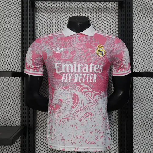 2025/2026 Player Version Real Madrid Special Edition Pink Football Jersey AAA fan-grade