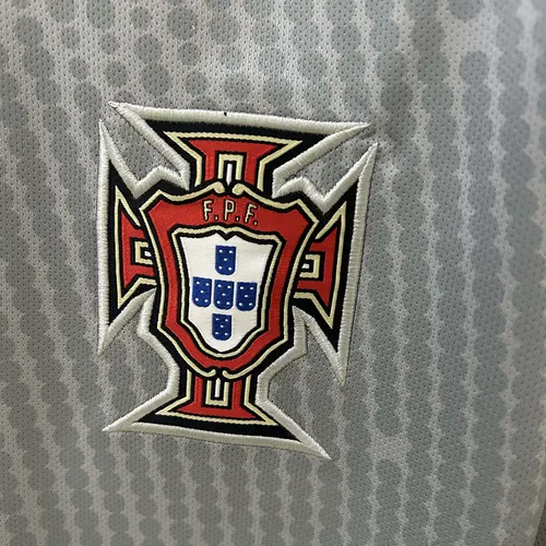 2025 Portugal Camiseta de Portero Gris AAA Grado Fan — view 5