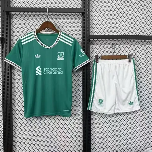 2025/2026 리버풀 서드 어웨이 축구 저지 태국 퀄리티 키즈 사이즈