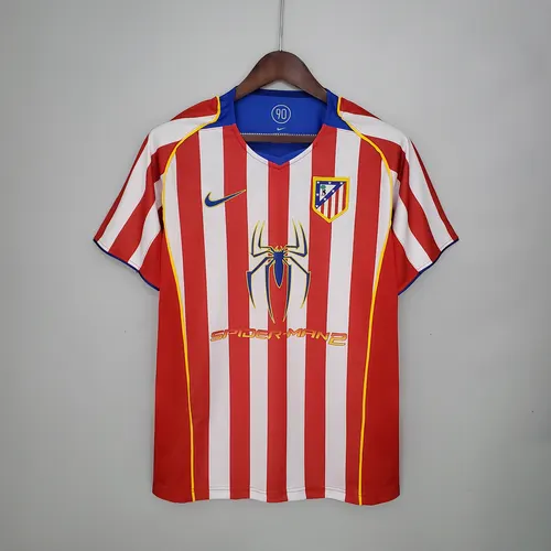 2004/2005 Retro Atletico Madrid Home Soccer Jersey AAA fan-grade