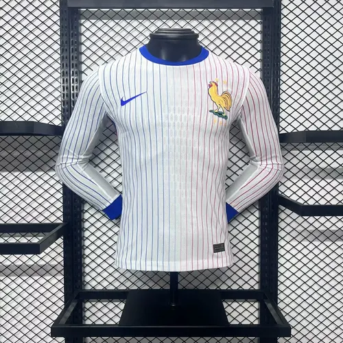 2024-2025 Long Sleeve Player Version France Away Football Shirt AAA fan-grade