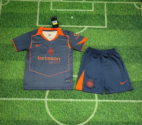 Maillot Football Troisième Extérieur Internazionale Milan 2025/2026 Qualité Thaï Taille Enfant