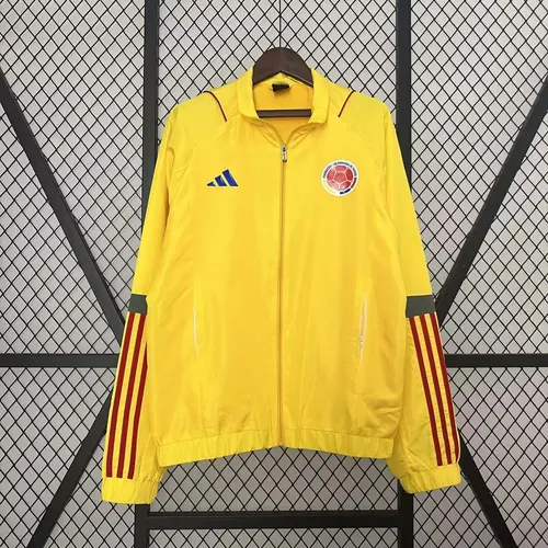 2024 Colombia Windbreaker Yellow Soccer Jersey AAA fan-grade — view 1