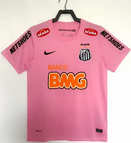 2012 Retro Santos Pink Football Jersey 1:1 Thai Quality — view 1