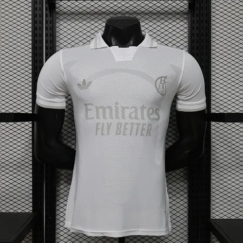 2026/2027 Player Version Real Madrid 125th Anniversary Edition White Football Jersey 1:1 Thai Quality