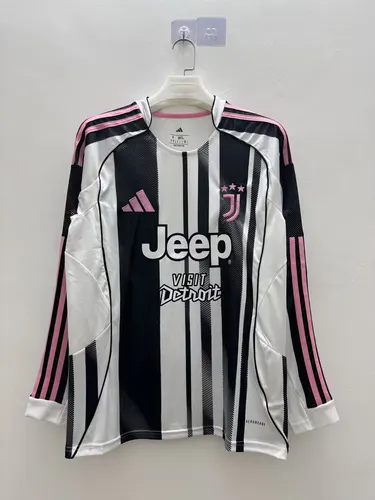 2025/2026 Long Sleeve Juventus Home Football Shirt AAA fan-grade