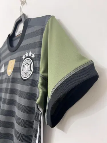 2016 Retro Soccer Jersey Germany Away — view 4
